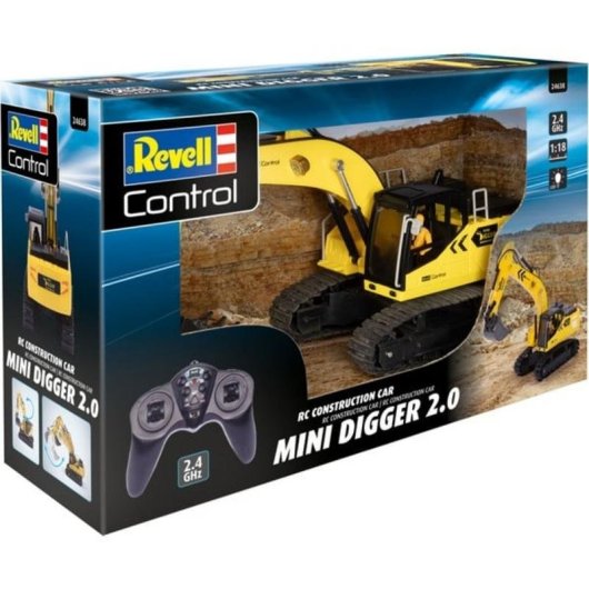 Escavatrice RC Revell Mini Digger 2.0 2.4 GHz 6 Canali