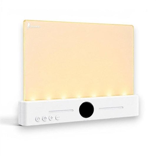 Lâmpada de Leitura LED Recarregável Karawan LS109, Painel Acrílico e Luz Quente