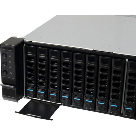 Servidor Inter-Tech 2U-2724 Rack 24 baias hot-swap 2,5" USB 3.2 Gen 1