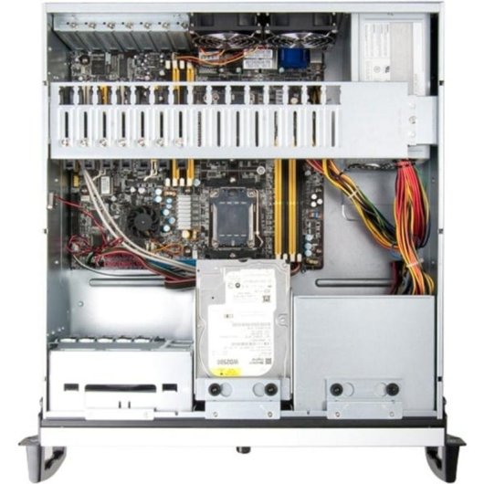 Serveur Chenbro RM42300-F2B Rack 4U SSI CEB USB 3.2 Gen 1 35L Noir/Argent