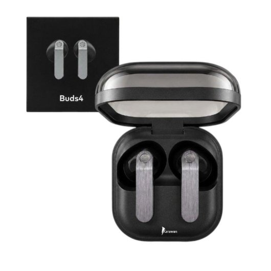 Auriculares Karawan Buds4 inalámbricos Bluetooth in-ear para música y viajes blanco