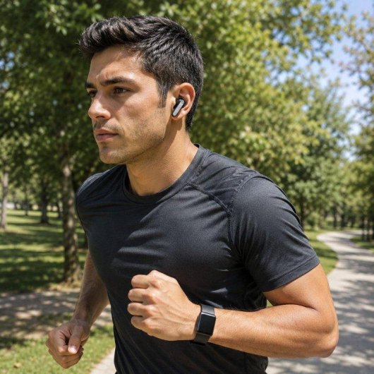 Auriculares Karawan Buds4 inalámbricos Bluetooth in-ear para música y viajes blanco