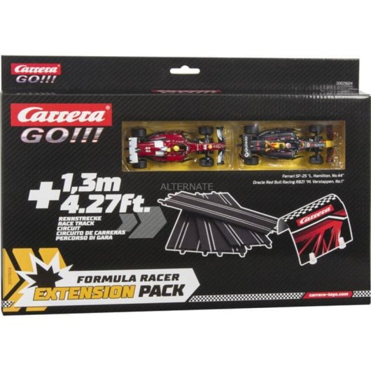 Carrera GO!!! Formula Racer Erweiterungsset 1:43 2 F1-Autos
