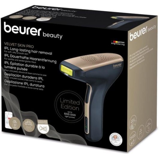 Epilatore Luce Pulsata IPL Beurer IPL 8800 Velvet Skin Pro Senza Fili 6 Livelli