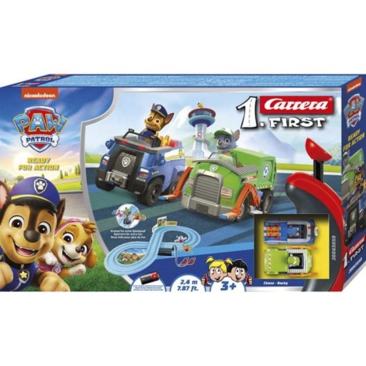 Pista de carreras Carrera FIRST Paw Patrol Ready for Action 2 jugadores 1:50