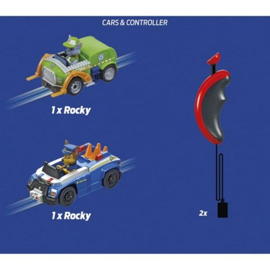 Pista de carreras Carrera FIRST Paw Patrol Ready for Action 2 jugadores 1:50