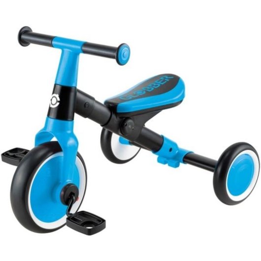 GLOBBER Learning Trike 2 in 1 Dreirad Hellblau