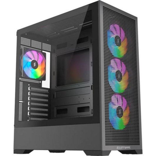 Boîtier PC Silentware Core 100 ARGB Torre Midi ATX Panneau Mesh