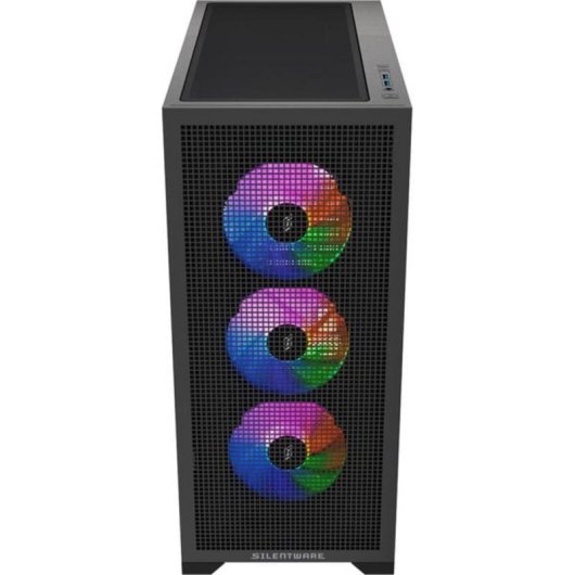 Boîtier PC Silentware Core 100 ARGB Torre Midi ATX Panneau Mesh