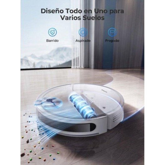 Akku Staubsauger Rolipo Honiture T10 5000Pa Lidar Wischfunktion 120 Min