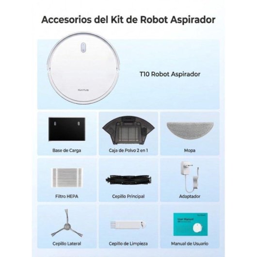 Akku Staubsauger Rolipo Honiture T10 5000Pa Lidar Wischfunktion 120 Min