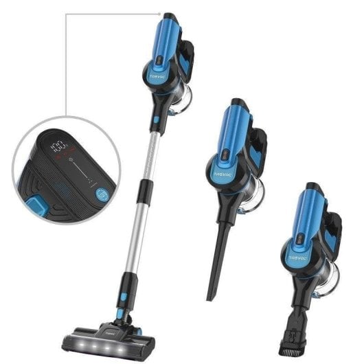 Aspirapolvere senza Fili Rolipo TASVAC S8 250W 30 min Spazzola Morbida Blu
