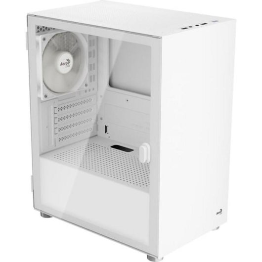 Boîtier PC Aerocool CS-111 Mini-Tour Blanche avec Panneau Verre
