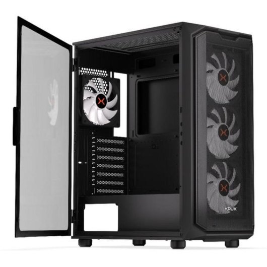 Boîtier PC Krux Orona Midi Tower Mesh ARGB Panneau Verre