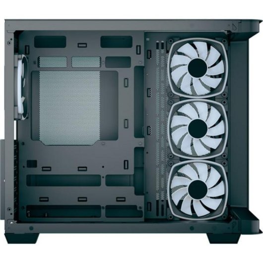Boîtier PC Tour Midi ATX Aerocool P500C Evo Panneau Verre Courbé ARGB