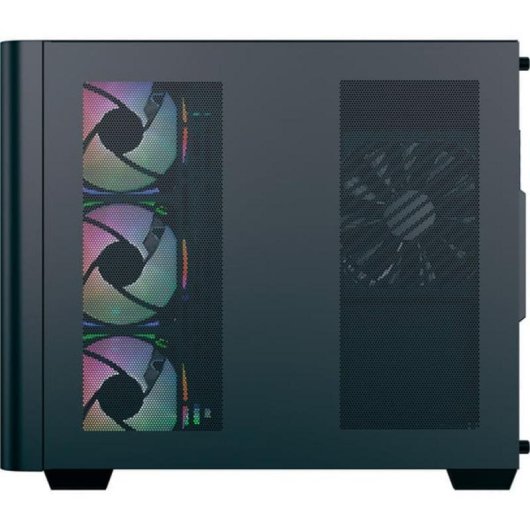 Boîtier PC Tour Midi ATX Aerocool P500C Evo Panneau Verre Courbé ARGB