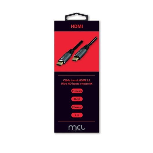 Cable HDMI 2.1 MCL 2 metros 8K/4K@120Hz 48 Gbps