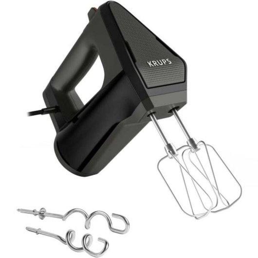 Batidora manuelle Krups 3Mix 6000 600W 5 vitesses + Turbo Noir