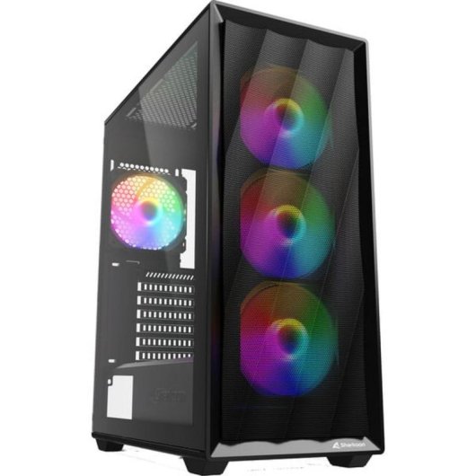 Boîtier PC Sharkoon VK4 Rainbow ATX Mesh RGB