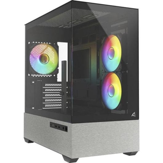Case PC Sharkoon MK7 ARGB Micro ATX con 3 Ventilatori RGB