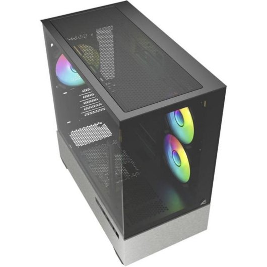 Case PC Sharkoon MK7 ARGB Micro ATX con 3 Ventilatori RGB