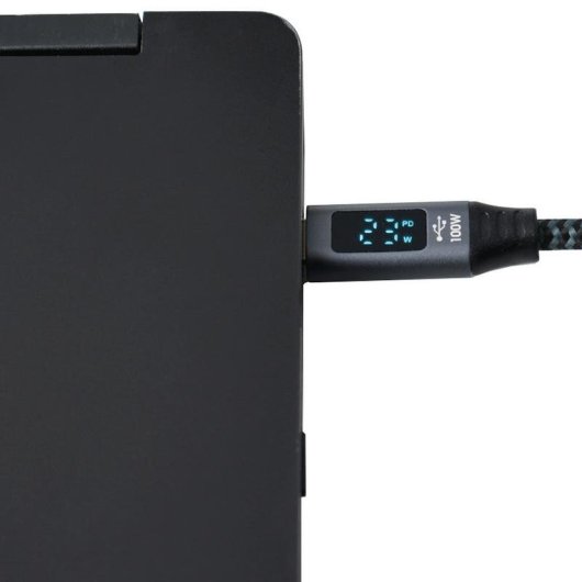 Cabo USB-C MCL 2 m com Ecrã Digital USB 2.0
