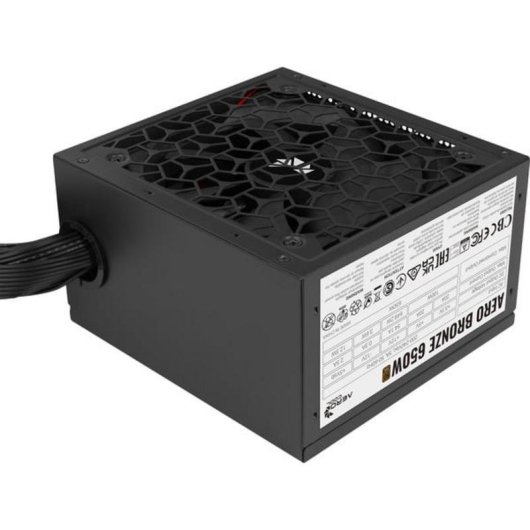 Boîtier PC ATX Aerocool B509A Flow avec panneau mesh et alimentation 650W