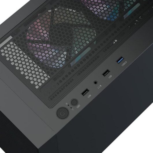 Boîtier PC ATX Aerocool B509A Flow avec panneau mesh et alimentation 650W