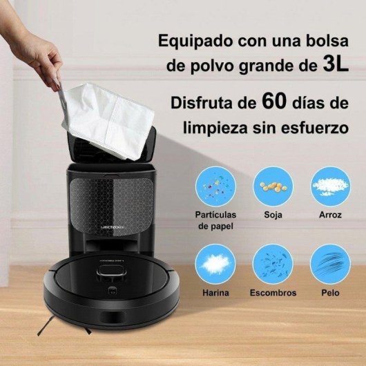 Aspirapolvere Lava e Aspira Liectroux G7 6500Pa 3h Autonomia Nero