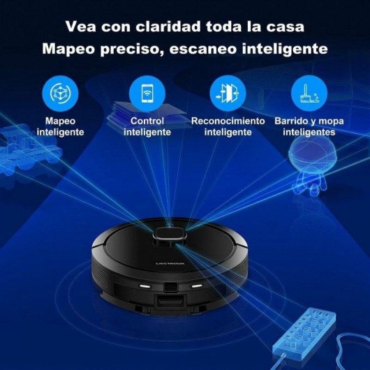 Aspirapolvere Lava e Aspira Liectroux G7 6500Pa 3h Autonomia Nero