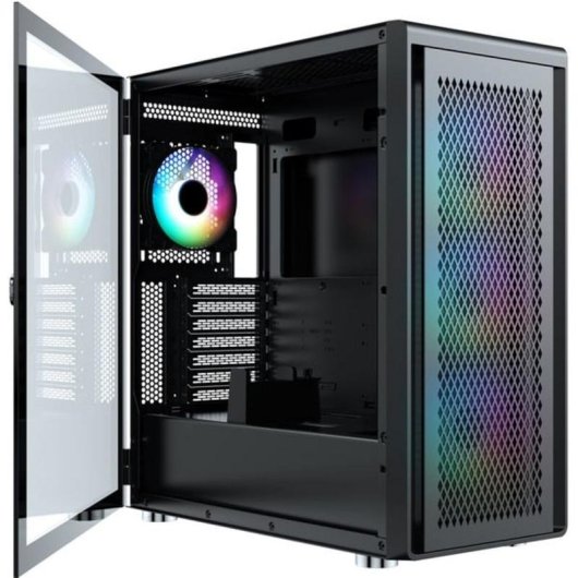 Boîtier PC Silentware Air 100 Torre Midi E-ATX Mesh A-RGB 4 Ventilateurs