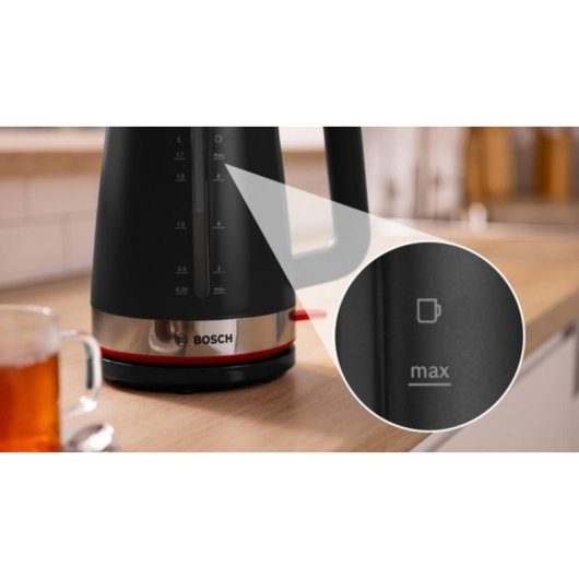 Chaleira elétrica Bosch TWK4M223 1.7L 2400W Sem fios