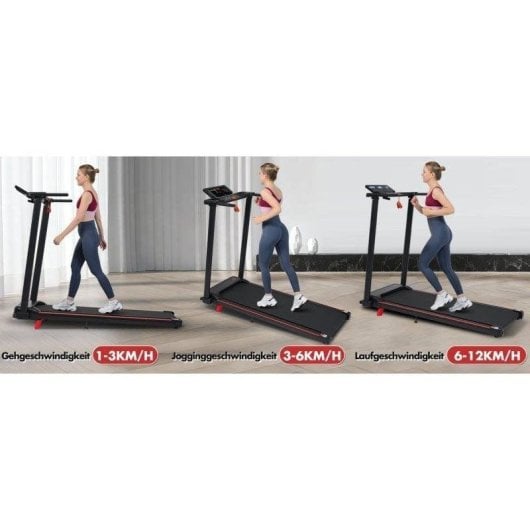 Tapis roulant pliable Rolipo N884P 12 km/h 120 kg 8% 3,0 HP