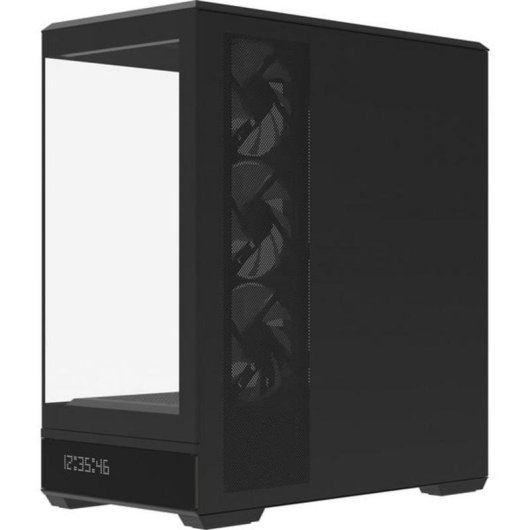 Boîtier PC Aerocool P500B Digi Torre Midi Panneau Verre ARGB Écran LED