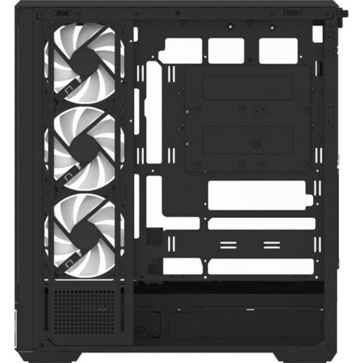 Boîtier PC Aerocool P500B Digi Torre Midi Panneau Verre ARGB Écran LED