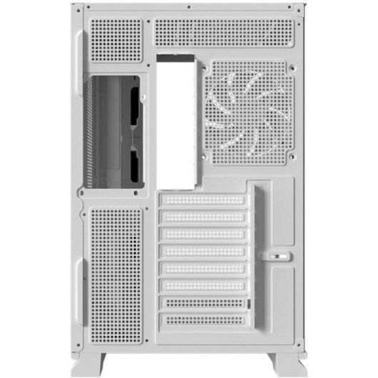 Caja PC Krux Atron Torre Midi Blanca ATX Panel Vidrio Templado ARGB