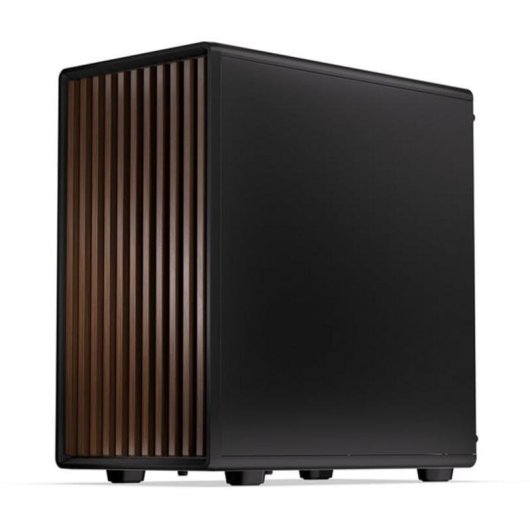 Boîtier PC Krux Helio microATX Noir/Bois Verre Trempé