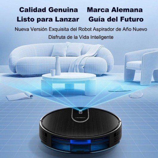 Aspirapolvere senza Fili Liectroux N7S 4000Pa 600ml 4400mAh 120 min WiFi APP