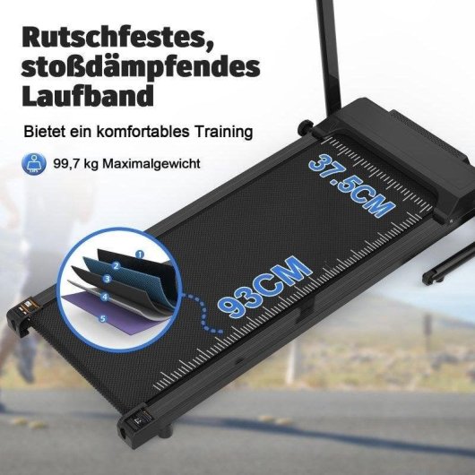 2-in-1 Laufband Rolipo W726S00003 Faltbar
