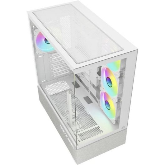 Caja PC Sharkoon AK7 ARGB Blanca Torre Midi ATX