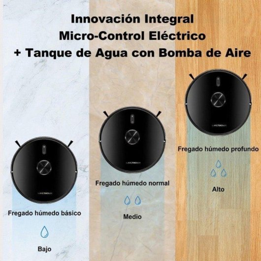 Aspirapolvere Lava e Aspira Liectroux X6 6500Pa Navigazione Laser LDS 2h