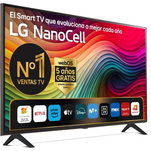 LG NANOCELL 4K 43NANO82A6B.AEU UltraHD 4K Smart TV WebOS24 AI ThinQ
