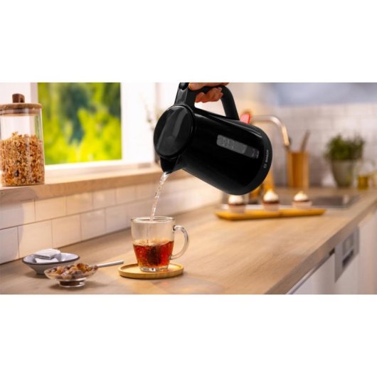 Tetera eléctrica Bosch TWK1M123 1,7 L 2400 W Negro