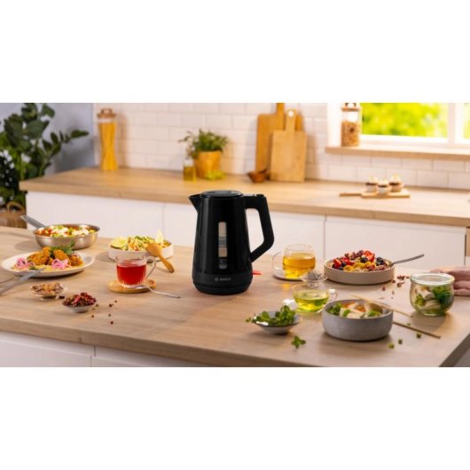 Tetera eléctrica Bosch TWK1M123 1,7 L 2400 W Negro