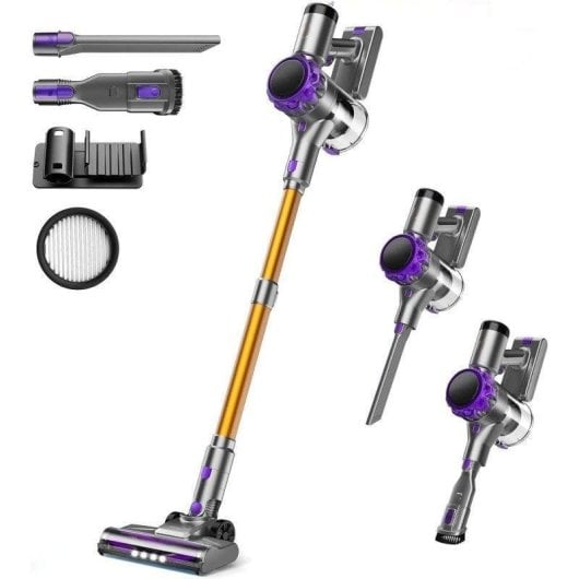 Aspirapolvere senza Fili Rolipo S3P 250W Leggero 2,5 kg Viola e Oro