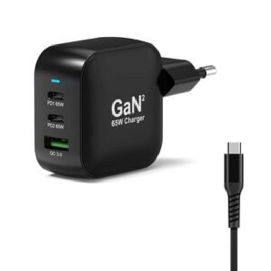 Chargeur Port Connect 65W USB-C PD GaN avec Câble 2m