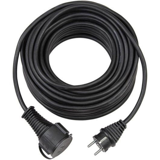 Cable allonge Brennenstuhl 1161420 5 m noir avec connecteurs CEE7/7