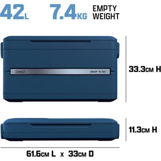 Nevera Coleman Snap'N Go 45QT Plegable 42L Refrigeración Pasiva