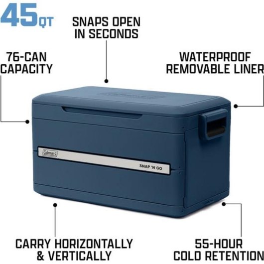 Nevera Coleman Snap'N Go 45QT Plegable 42L Refrigeración Pasiva