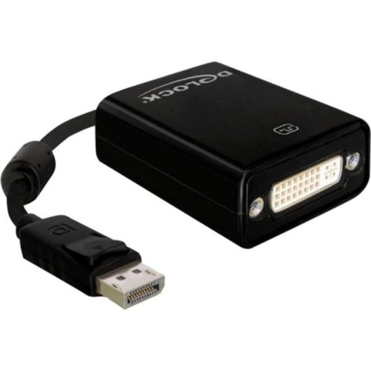 Adattatore DeLOCK 61847 DisplayPort a DVI-I Nero